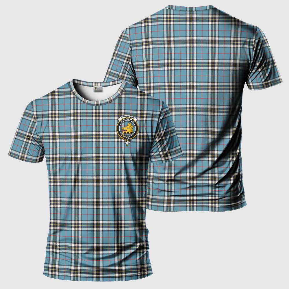 Thompson (Thomson) Tartan T-Shirt with Family Crest Kid's Shirt - Tartan Vibes Clothing