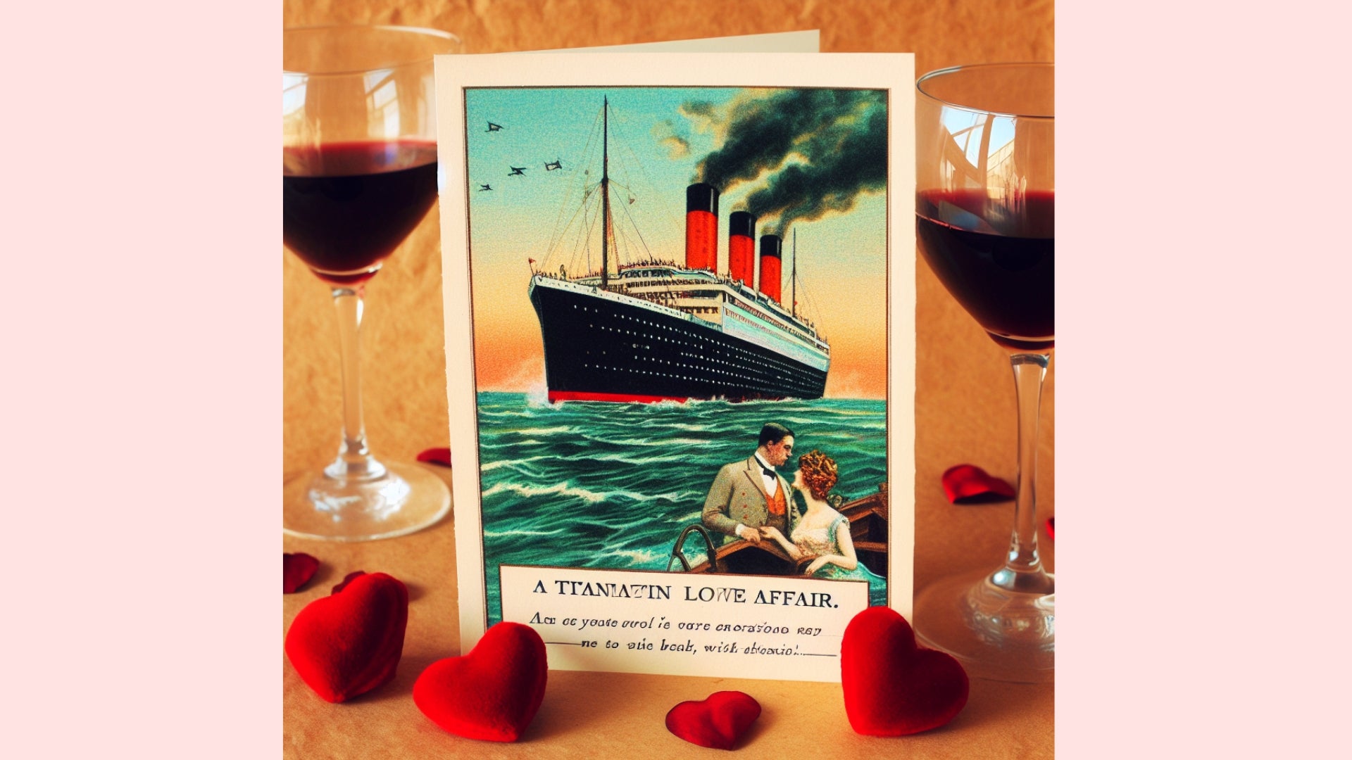 Titanic Love Affair Valentine Card