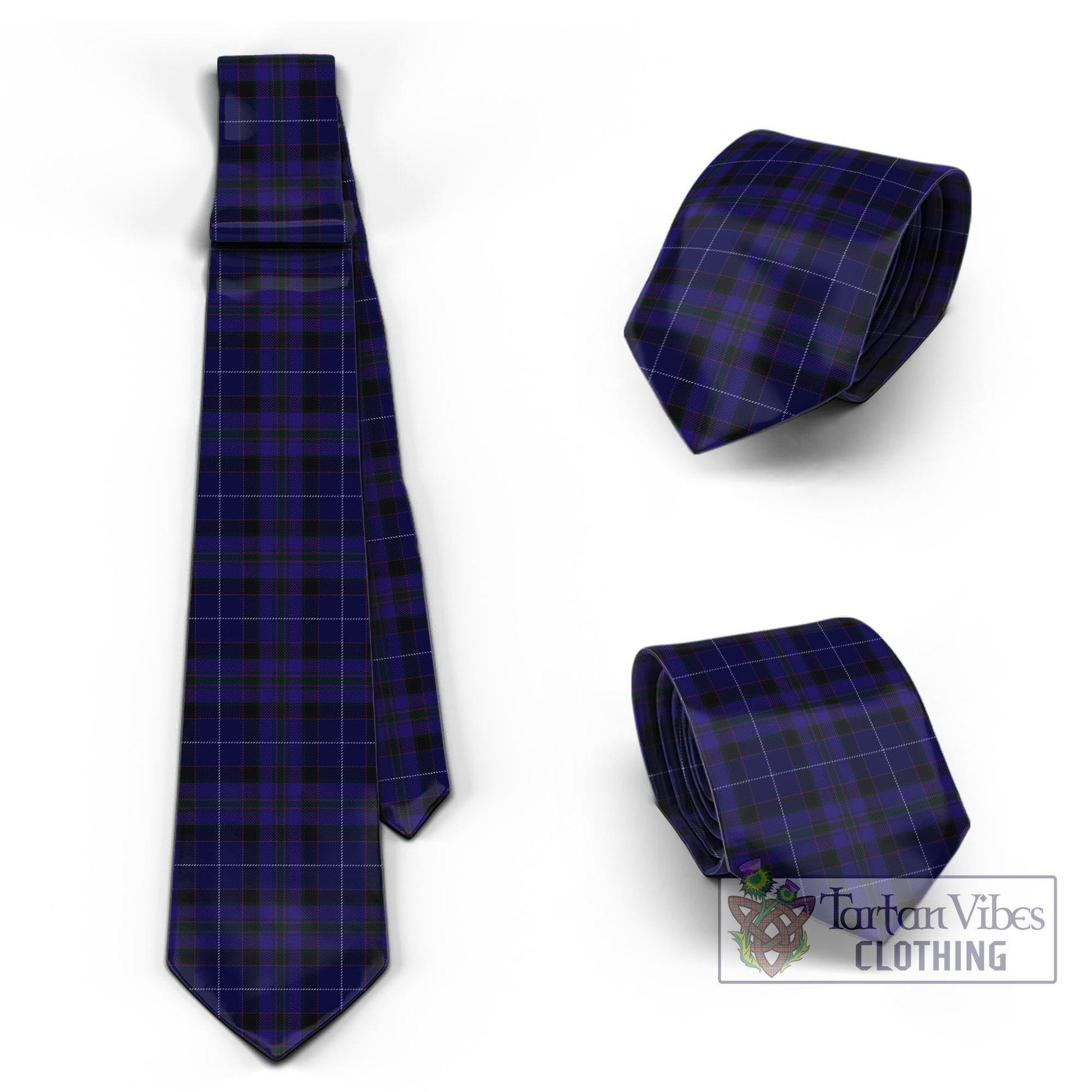 Western Isles Tartan Classic Necktie Necktie One Size - Tartan Vibes Clothing