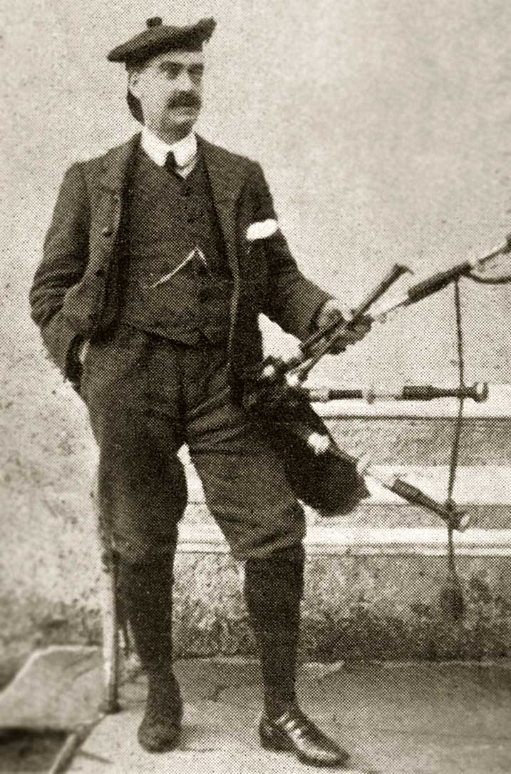 young john macdonald with your bagpipe