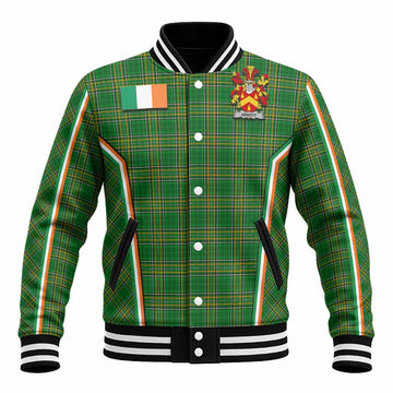 Abbott Irish Clan Coat of Arm Tartan Baseball Jacket Flag Style