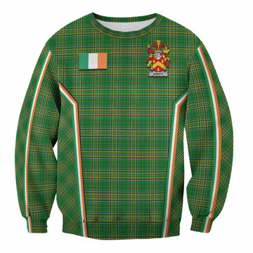 Abbott Irish Clan Coat of Arm Tartan Sweatshirt Flag Style