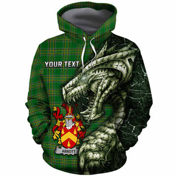 Abbott Irish Clan Cotton Hoodie Irish Roots Dragon Soul
