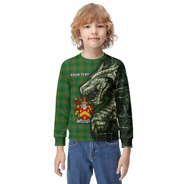 Abbott Irish Clan Kid Knitted Sweatshirt Irish Roots Dragon Soul