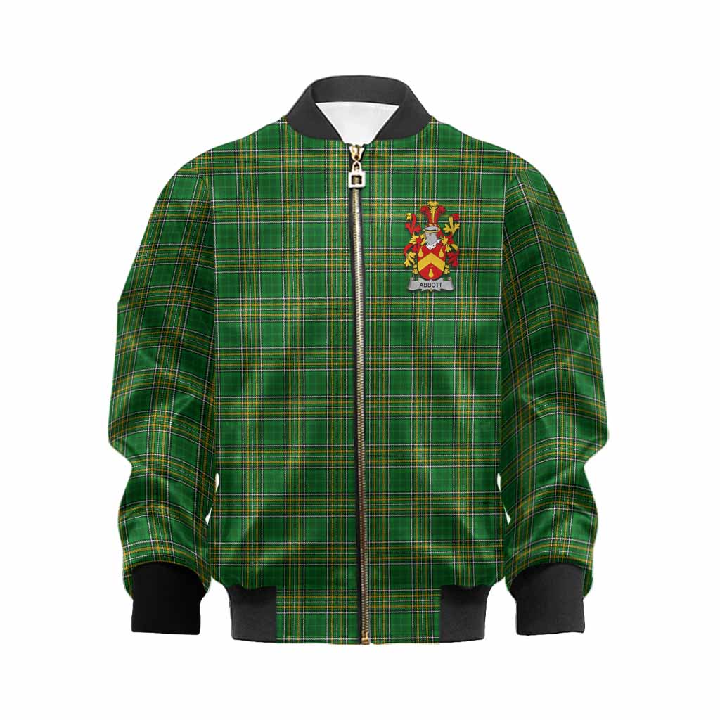 Abbott Irish Coat of Arms Tartan Kid Bomber Jacket
