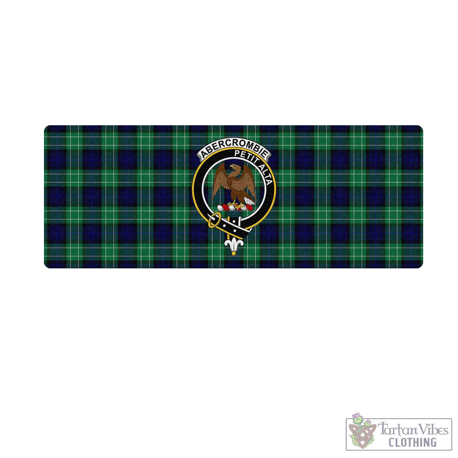 Tartan Vibes Clothing Abercrombie Tartan Mouse Pad with Family Crest