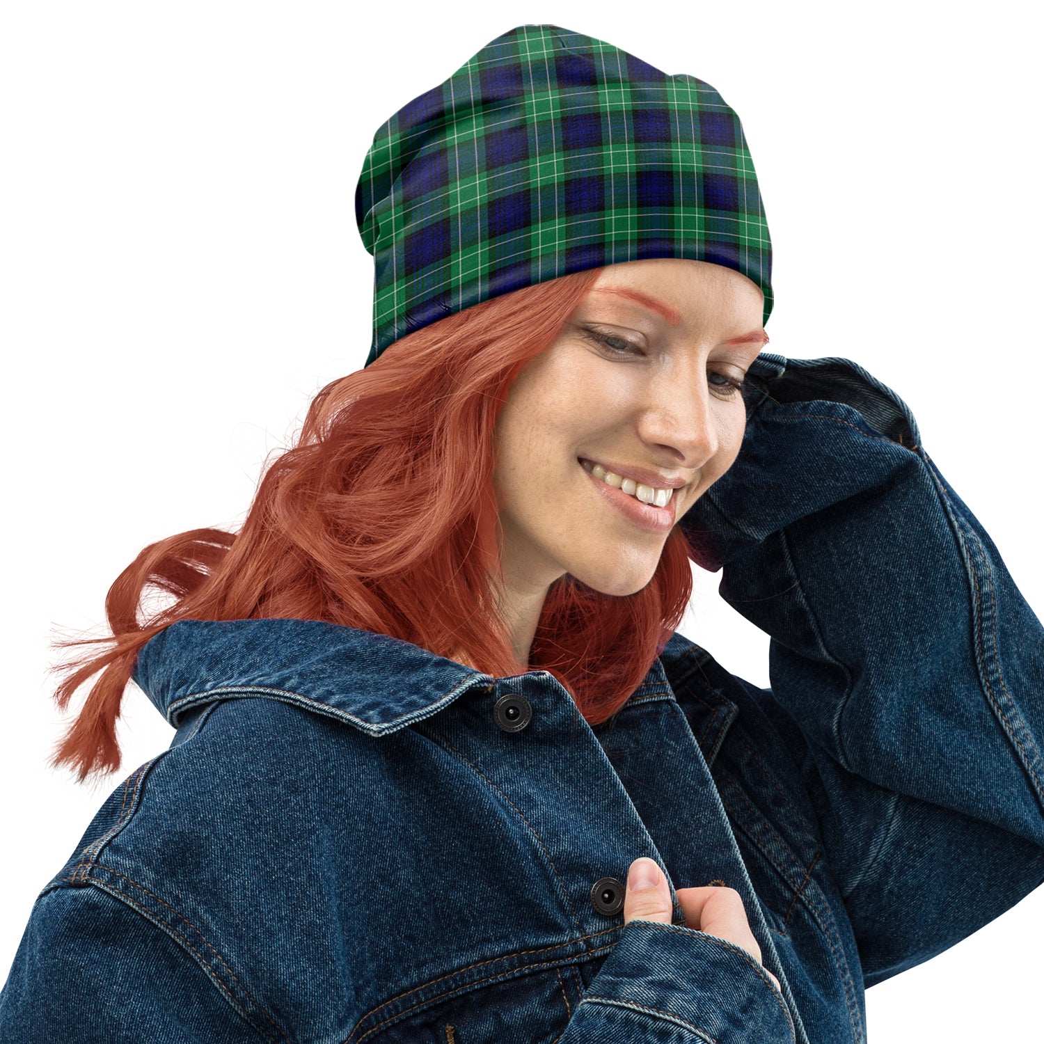 Abercrombie Tartan Beanies Hat One Size 22 inches 15.5 inches - Tartanvibesclothing