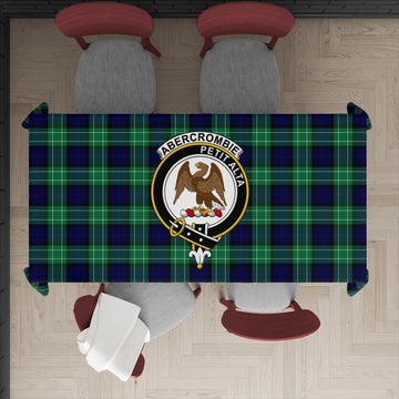 Abercrombie Tartan Tablecloth with Family Crest