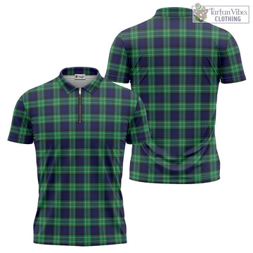 Abercrombie Tartan Zipper Polo Shirt