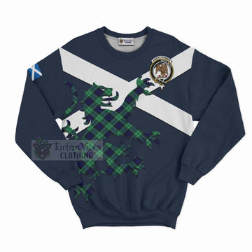 Abercrombie Tartan Lion Rampant Sweatshirt Proudly Display Your Heritage with Alba Gu Brath and Clan Name