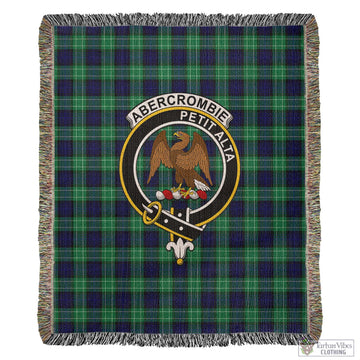 Abercrombie Tartan Woven Blanket with Family Crest
