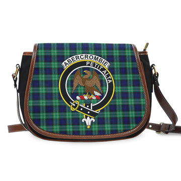 Abercrombie Tartan Saddle Bag with Family Crest