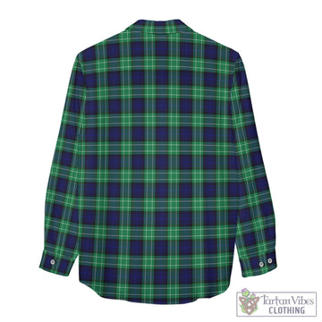 Abercrombie Tartan Womens Casual Shirt with Family Crest