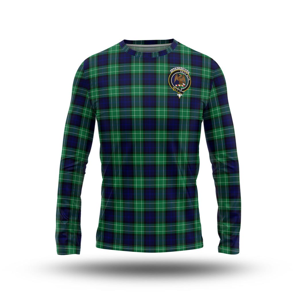 Abercrombie Tartan Long Sleeve T-Shirt with Family Crest - Tartanvibesclothing