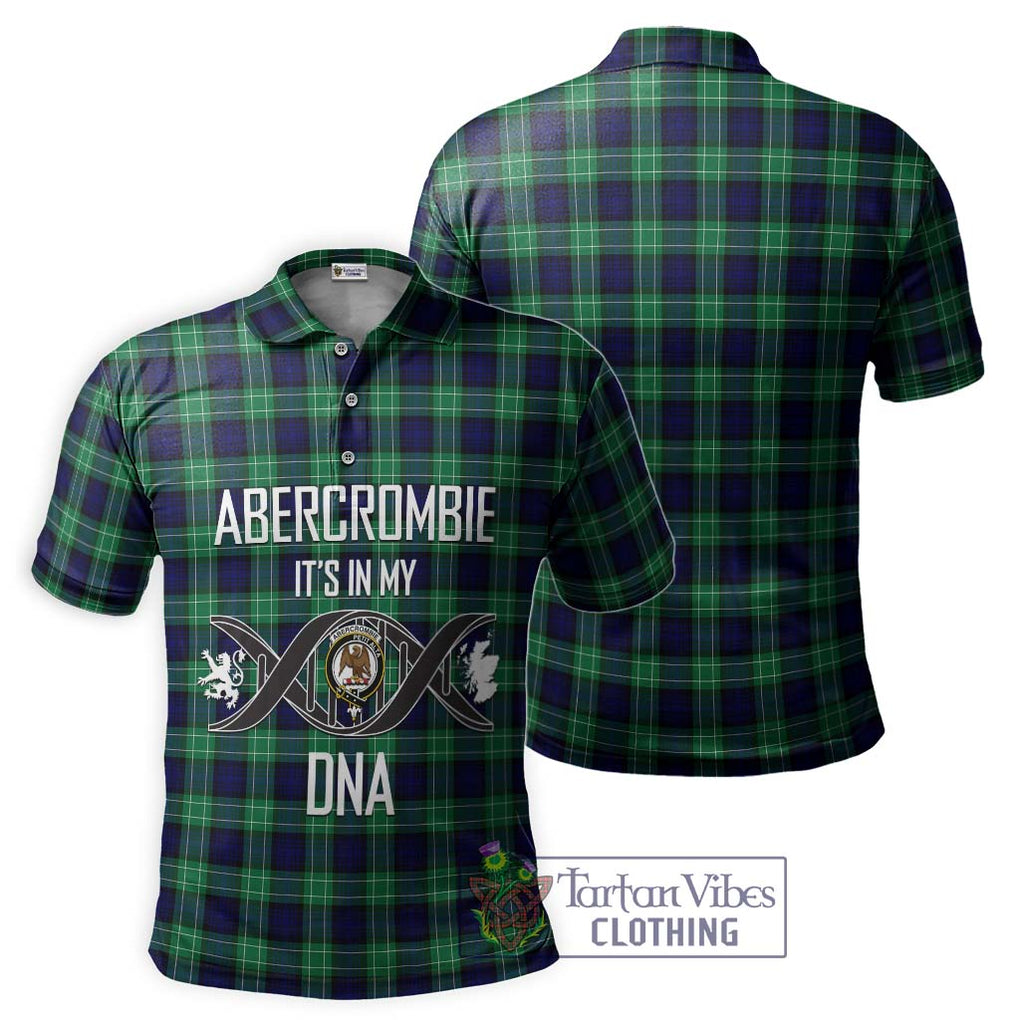 Abercrombie Tartan Polo Shirt with Family Crest DNA In Me Style - Tartanvibesclothing Shop