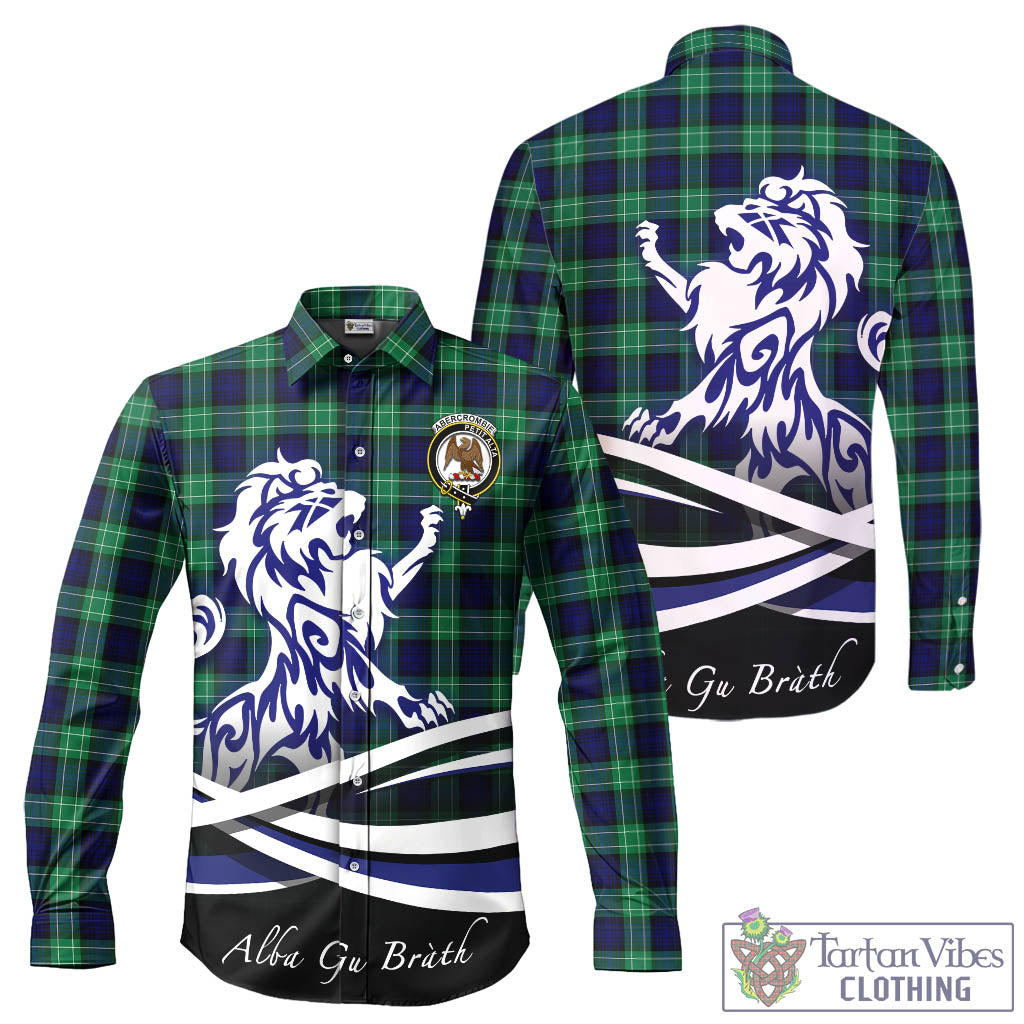 abercrombie-tartan-long-sleeve-button-up-shirt-with-alba-gu-brath-regal-lion-emblem
