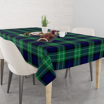 Abercrombie Tartan Tablecloth with Family Crest
