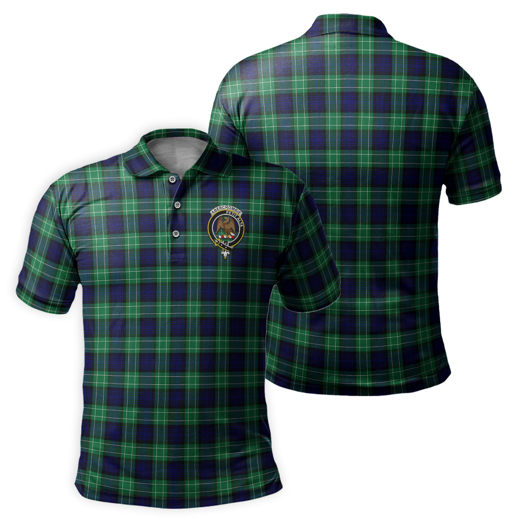 Abercrombie Tartan Men's Polo Shirt with Family Crest - Tartanvibesclothing