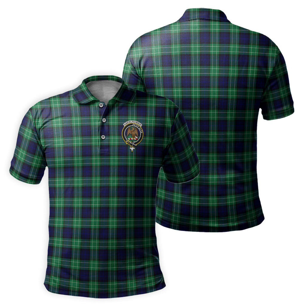 Abercrombie Tartan Men's Polo Shirt with Family Crest - Tartan Vibes Clothing