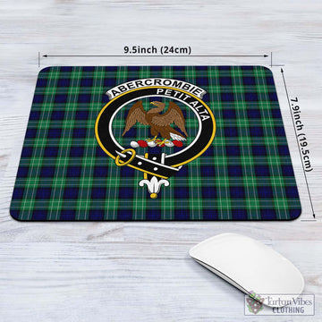 Tartan Vibes Clothing Abercrombie Tartan Mouse Pad with Family Crest