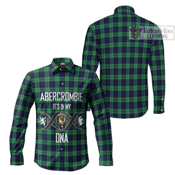 Abercrombie Tartan Long Sleeve Button Shirt with Family Crest DNA In Me Style