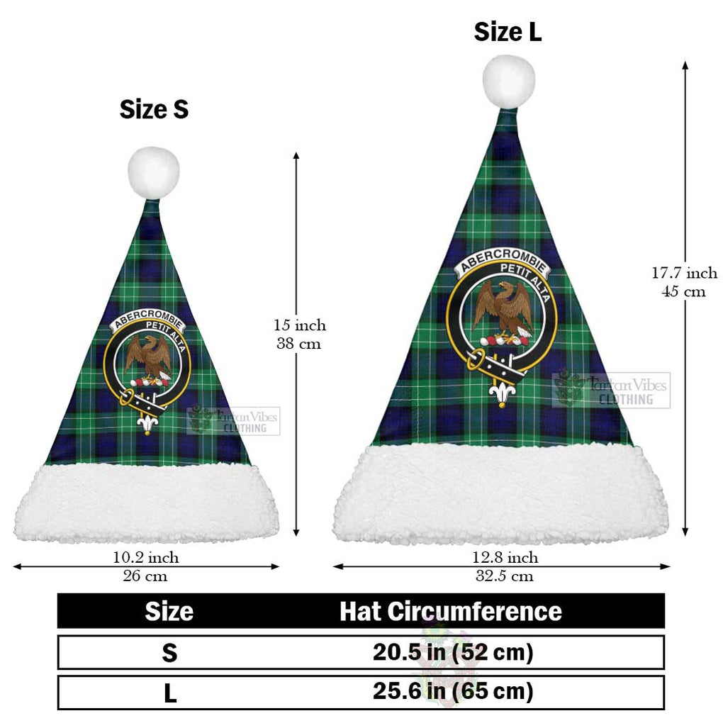 Tartan Vibes Clothing Abercrombie Tartan Christmas Santa Hats with Family Crest