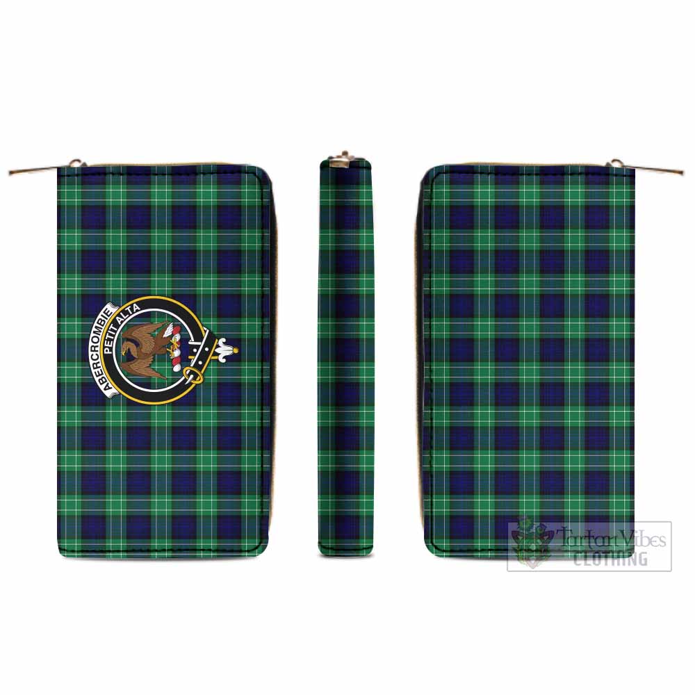 Tartan Vibes Clothing Abercrombie Tartan Women's Leather Wallet with Family Crest
