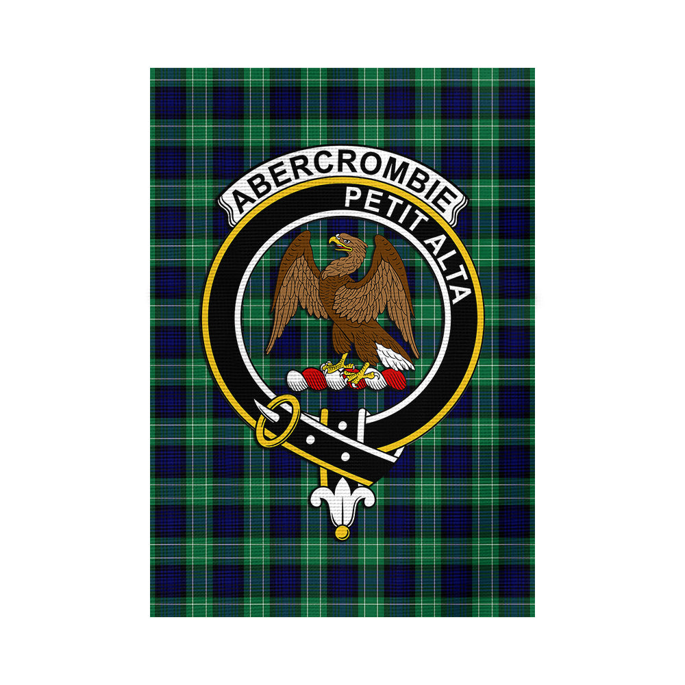Abercrombie Tartan Flag with Family Crest - Tartan Vibes Clothing