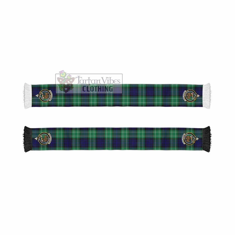 Tartan Vibes Clothing Abercrombie Tartan Ruffneck Scarf with Family Crest