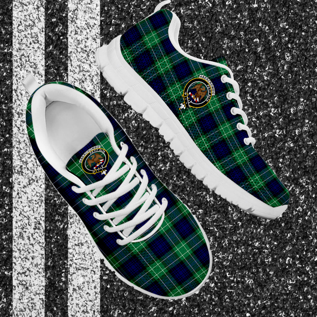 Abercrombie Tartan Sneakers with Family Crest - Tartan Vibes Clothing