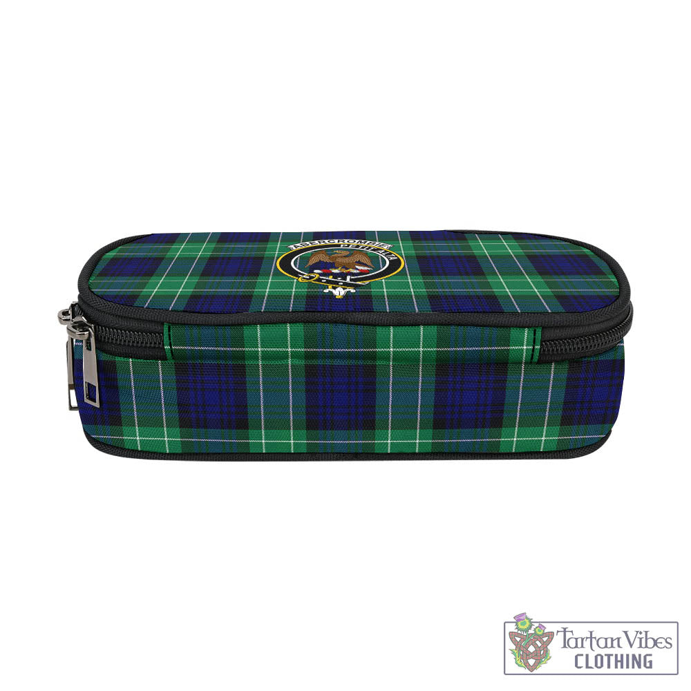 Tartan Vibes Clothing Abercrombie Tartan Pen and Pencil Case with Family Crest