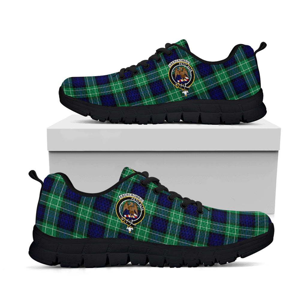 Abercrombie Tartan Sneakers with Family Crest - Tartan Vibes Clothing