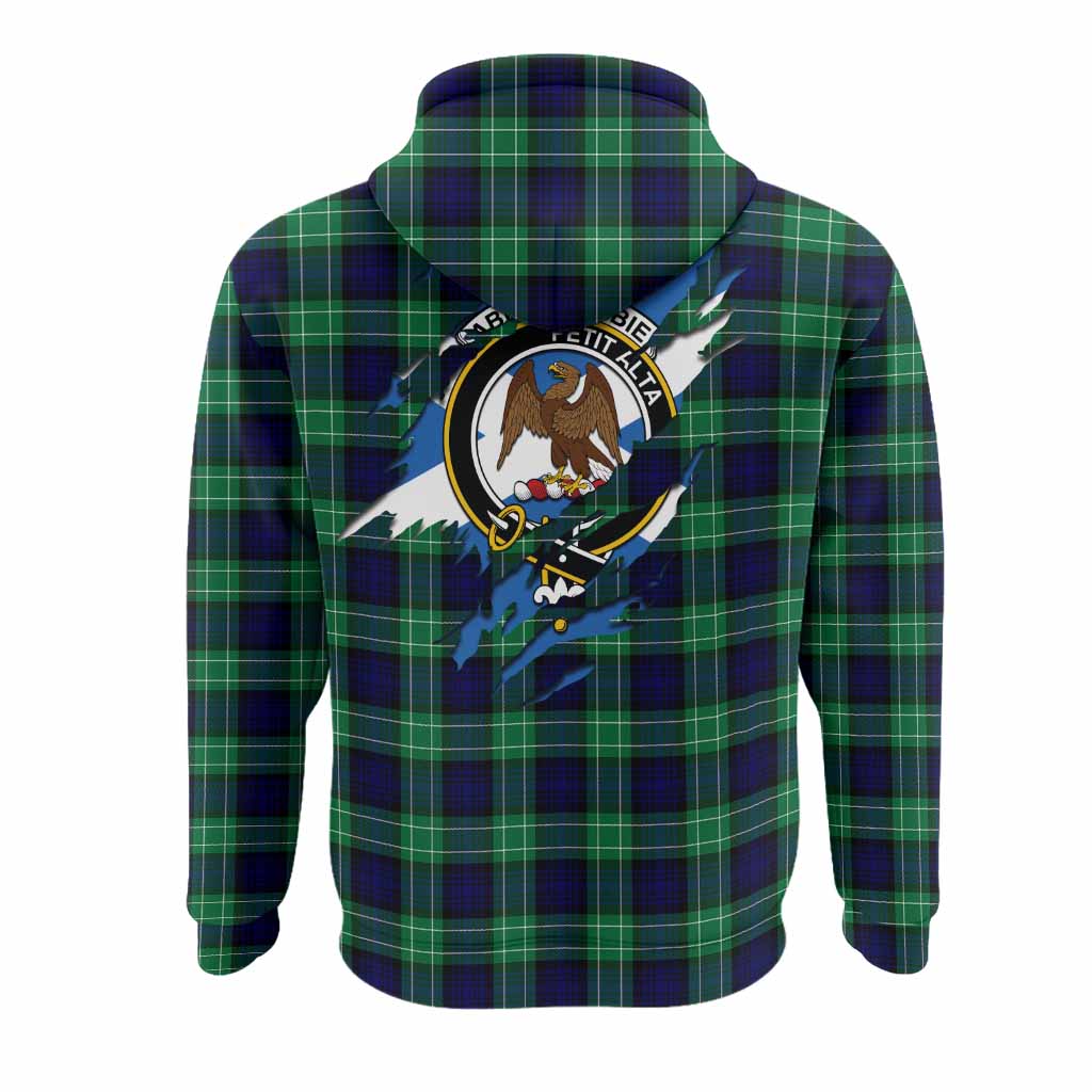 Abercrombie Clan Crest In Me Tartan Hoodie Scotland Flag Style