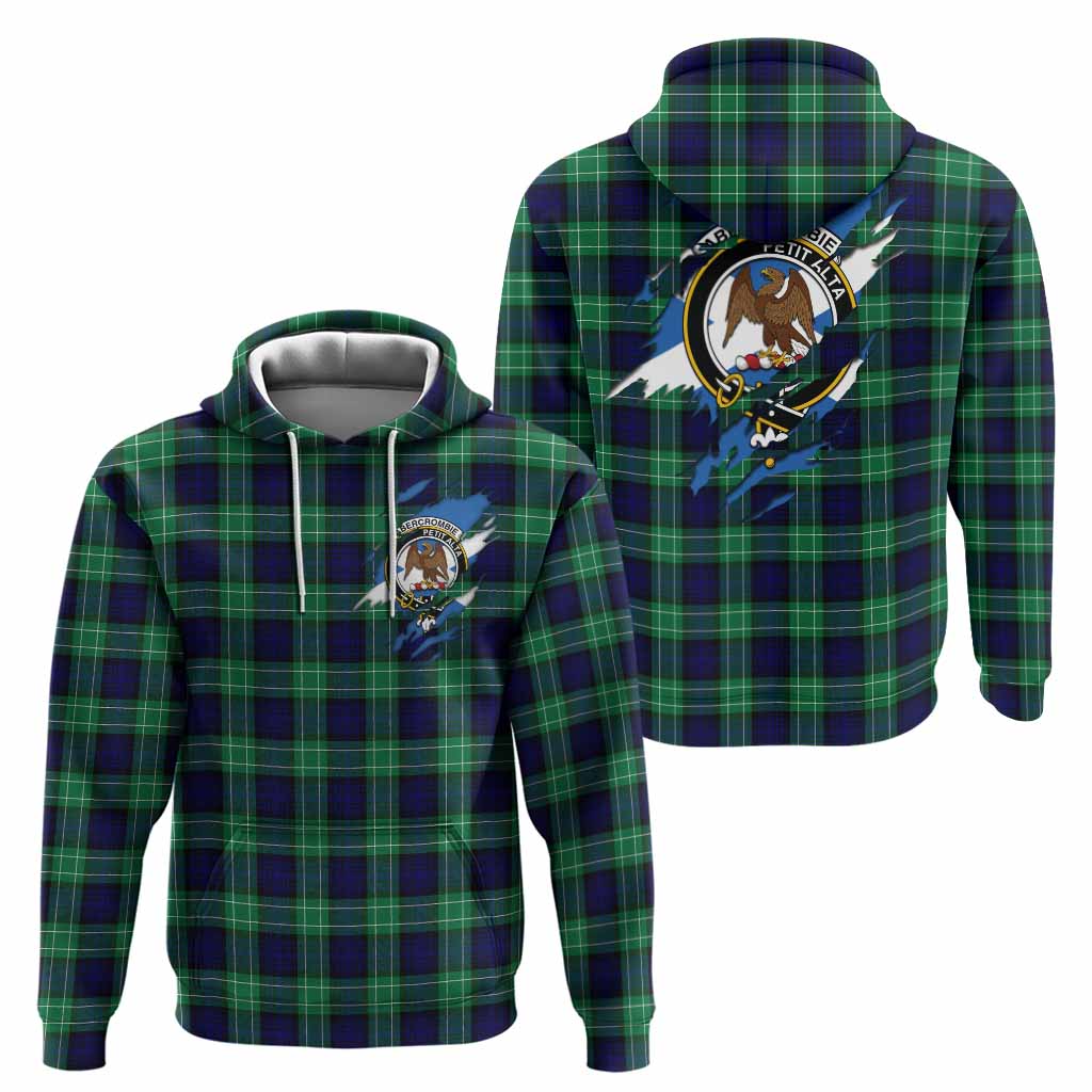 Abercrombie Clan Crest In Me Tartan Hoodie Scotland Flag Style