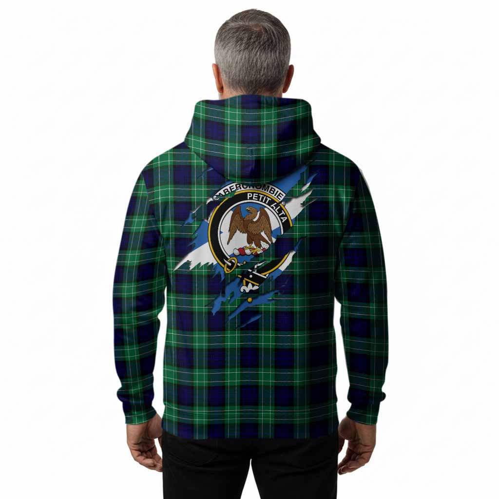 Abercrombie Clan Crest In Me Tartan Hoodie Scotland Flag Style