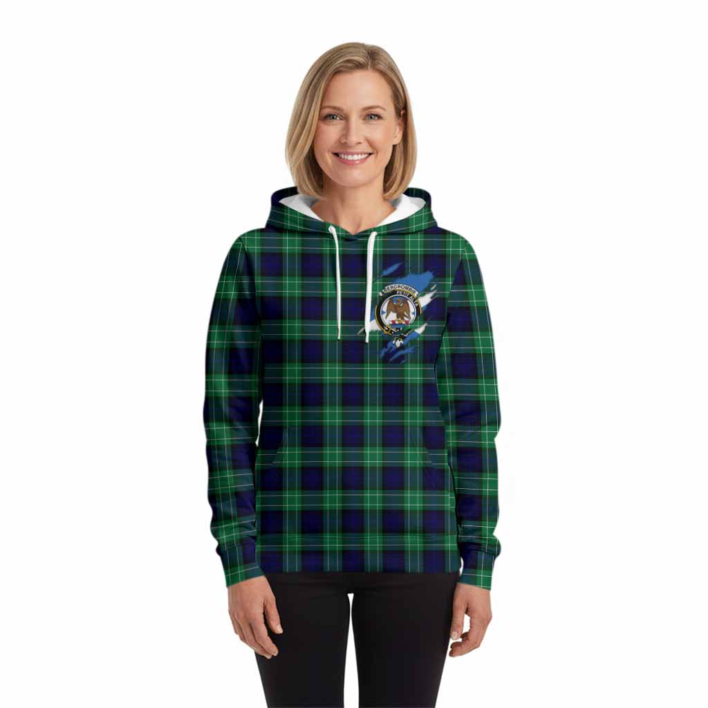 Abercrombie Clan Crest In Me Tartan Hoodie Scotland Flag Style