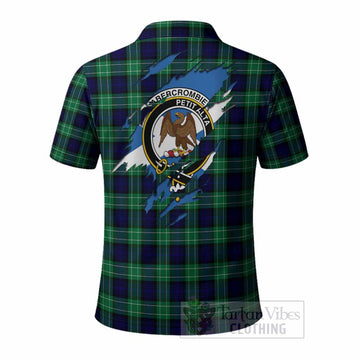 Abercrombie Clan Crest In Me Tartan Polo Shirt Scotland Flag Style