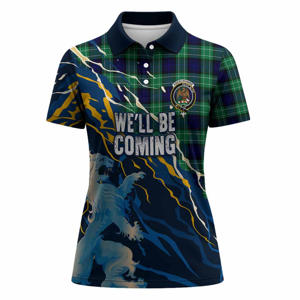 Abercrombie Scotland Tartan Women Polo Shirt WC2026 Football - We'll Be Coming