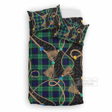Abercrombie Scottish Tartan Twisted Ropes Stylized Bedding Set UK Bedding Set UK Double 79*79 inch - Tartan Vibes Clothing