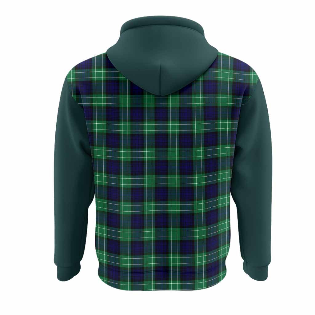 Abercrombie Tartan Accent Hoodie with Family Crest