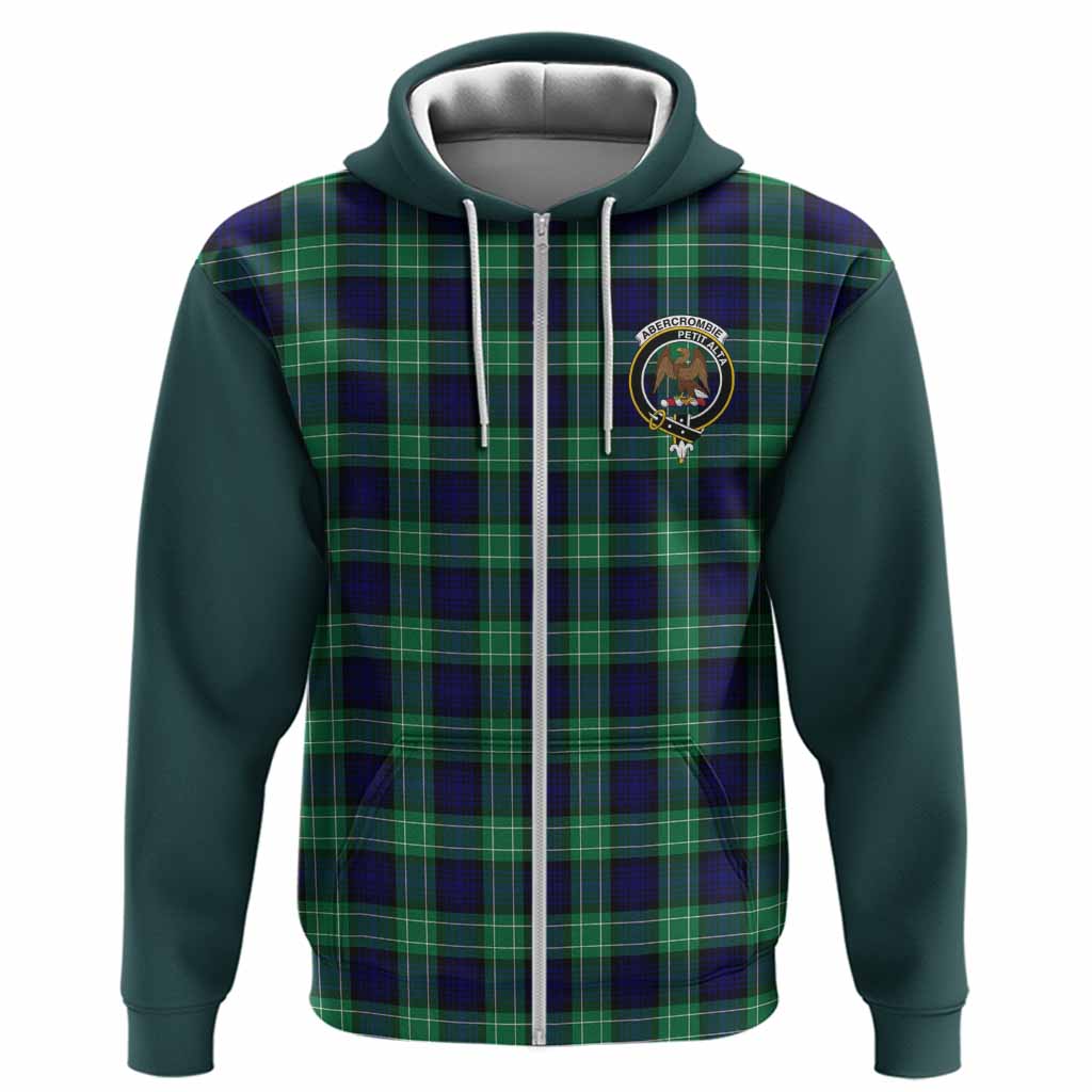 Abercrombie Tartan Accent Hoodie with Family Crest