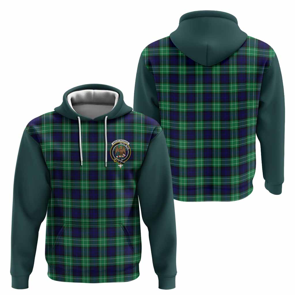 Abercrombie Tartan Accent Hoodie with Family Crest