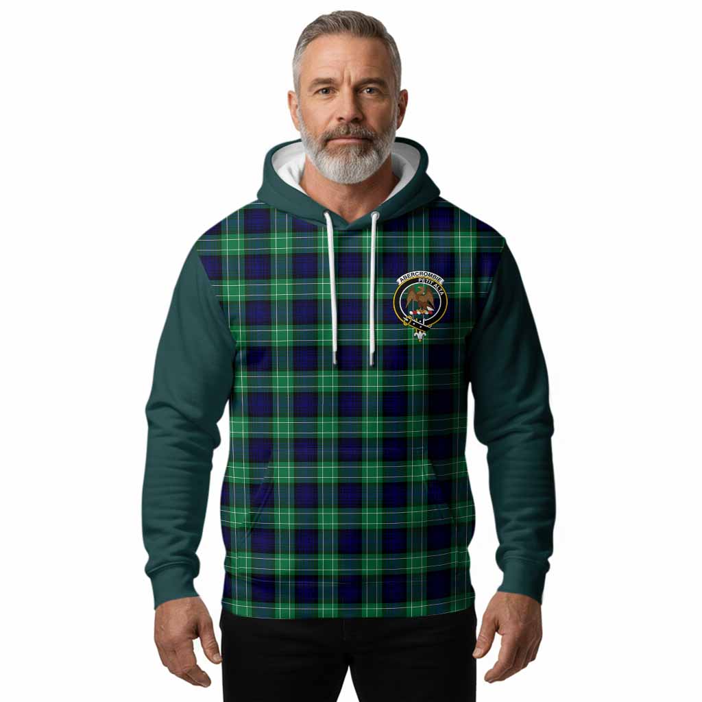Abercrombie Tartan Accent Hoodie with Family Crest