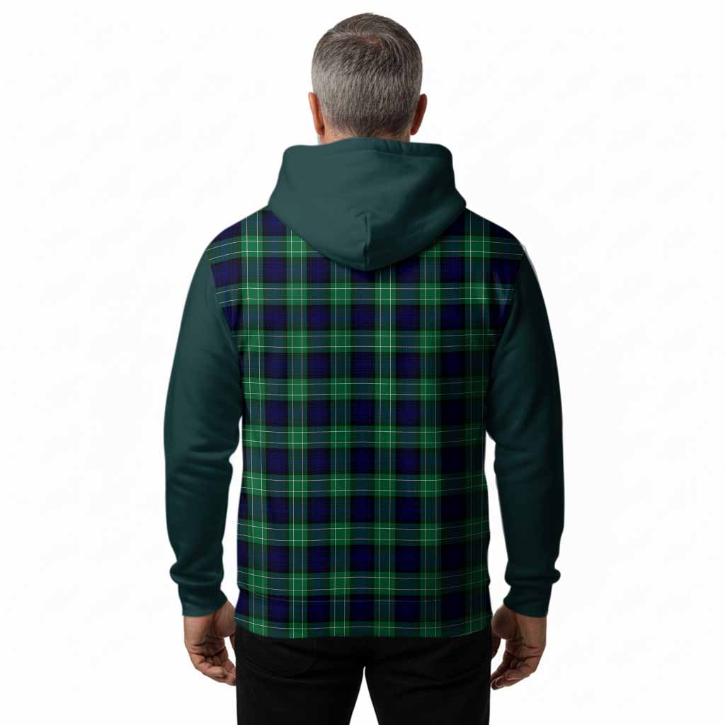 Abercrombie Tartan Accent Hoodie with Family Crest