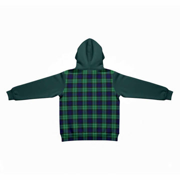 Abercrombie Tartan Accent Kid Hoodie with Family Crest