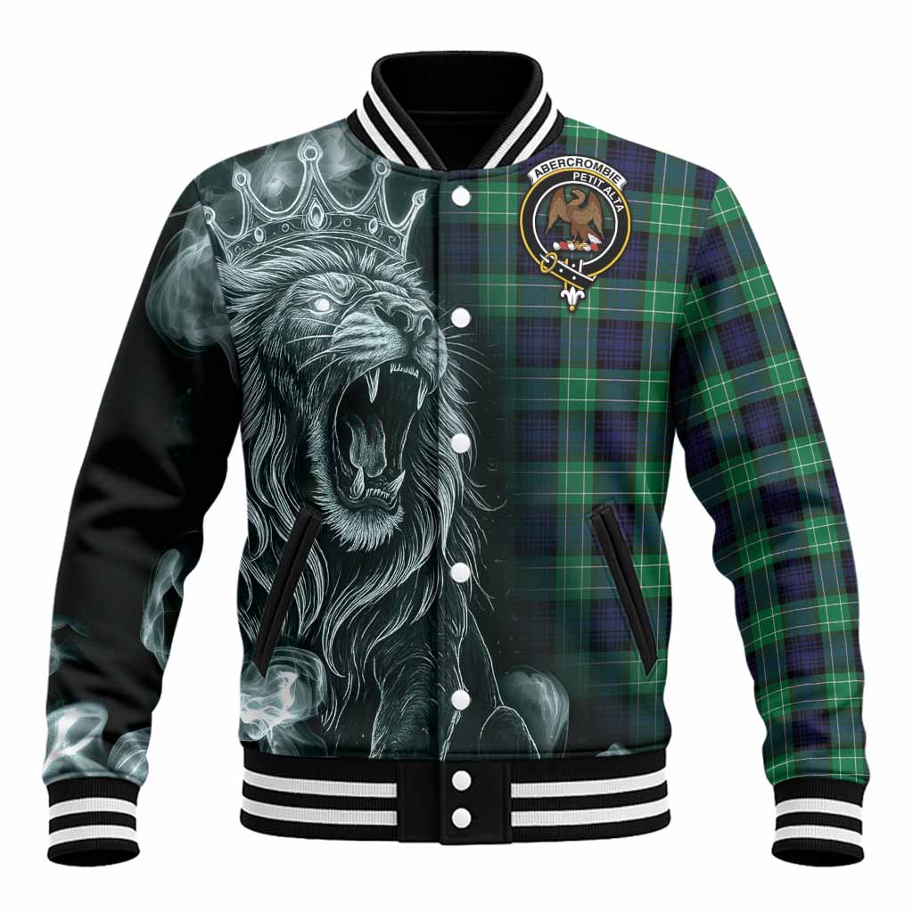 Abercrombie Tartan Baseball Jacket Roaring Lion Heritage