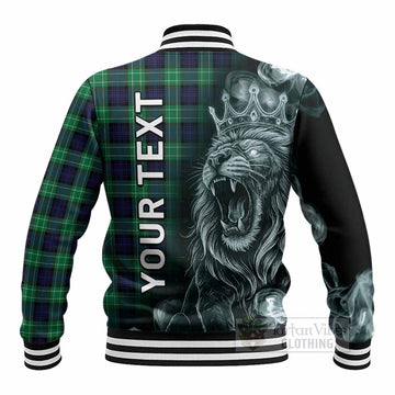 Abercrombie Tartan Baseball Jacket Roaring Lion Heritage