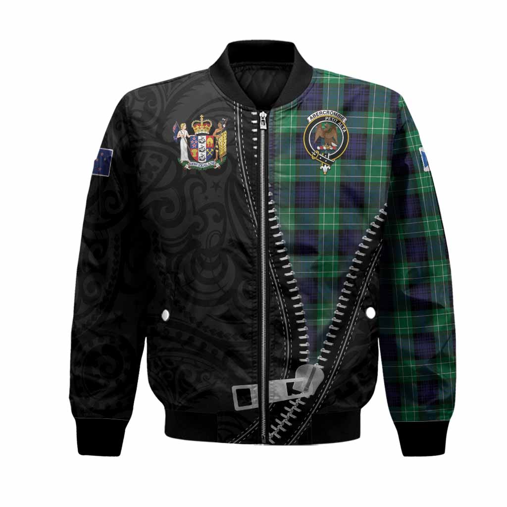 Abercrombie Tartan Bomber Jacket New Zealand Pattern Unique Zipper Stylized