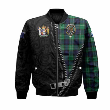 Abercrombie Tartan Bomber Jacket New Zealand Pattern Unique Zipper Stylized