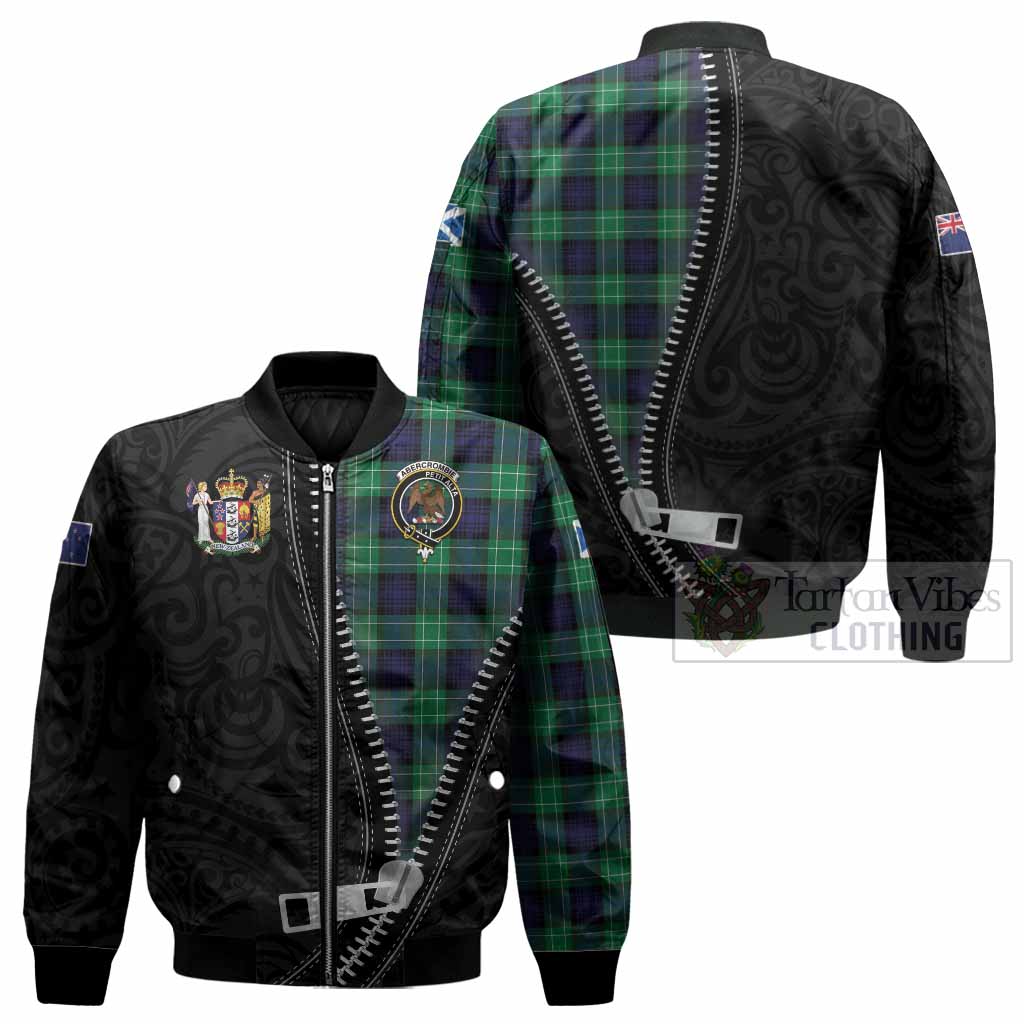 Abercrombie Tartan Bomber Jacket New Zealand Pattern Unique Zipper Stylized